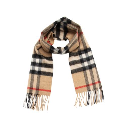 Burberry Cashmere Giant Check Small Scarf