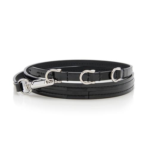 Burberry Patent Leather Double Wrap Belt - Size 28 / 70 - FINAL SALE