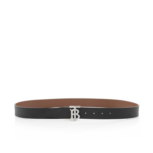 Burberry Leather Wide TB Belt , Size: 105