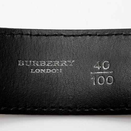 Burberry Nova Check Belt - Size 32 / 80