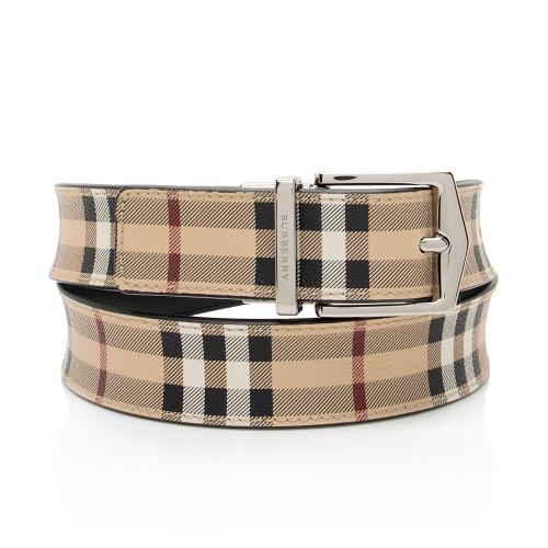 Burberry Nova Check Reversible Belt - Size 36 / 90