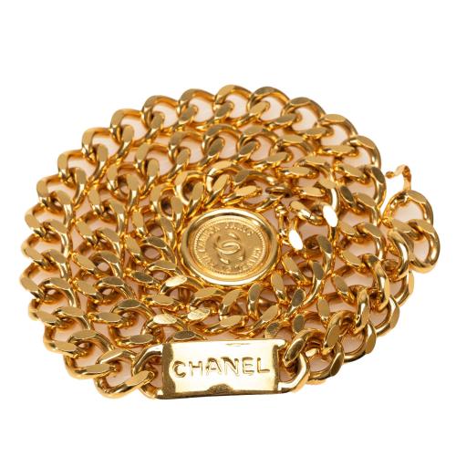 Chanel Medallion Chain-Link Belt - 36 / 92