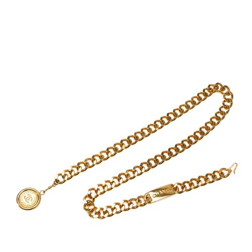 Chanel Medallion Chain-Link Belt - 36 / 91.50