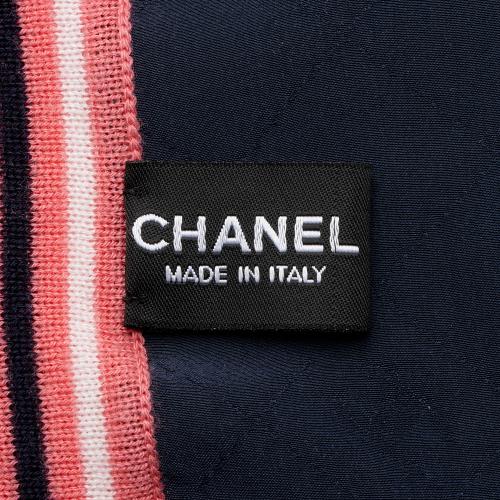 Chanel Silk Wool Scarf