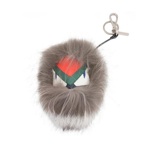Fendi Fox Fur Elite Cube Monster Bag Charm