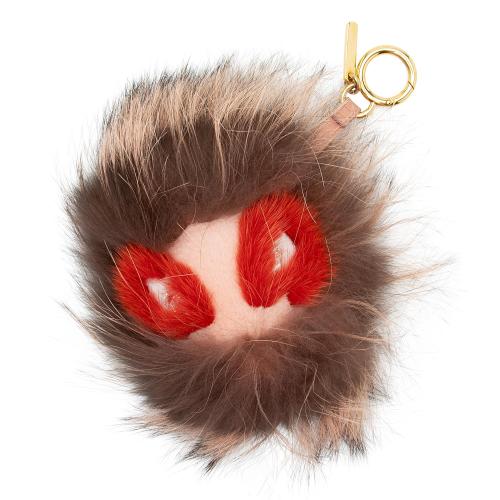 Fendi Fox Fur Monster Fur Yang Bag Charm - FINAL SALE