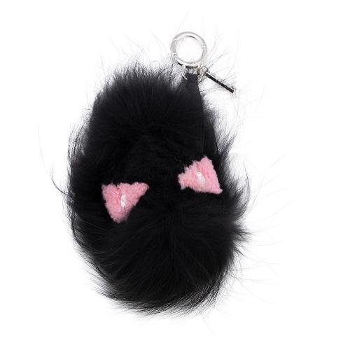 Fendi Fox Fur Shearling Pinky Punky Monster Bag Bug Charm