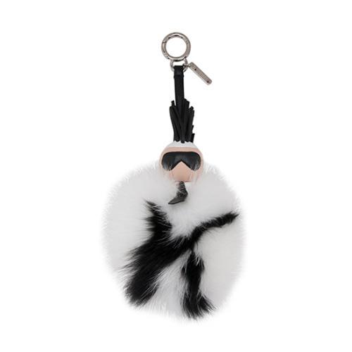 Fendi Karl PomPom Bag Charm