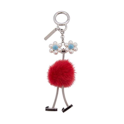 Fendi Mink Pearl Bag Charm