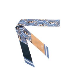 Fendi Silk Bandeau Wrappy Scarf