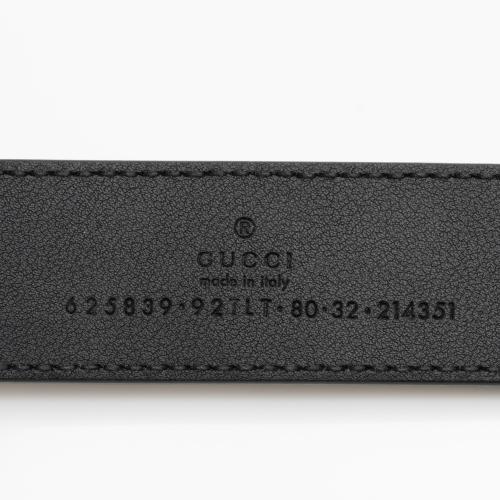 Gucci GG Supreme GG Marmont Narrow Belt - Size 30 / 75