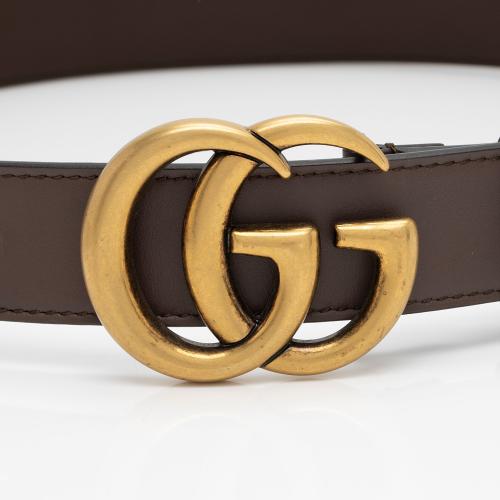 Gucci GG Supreme GG Marmont Narrow Belt - Size 34 / 85