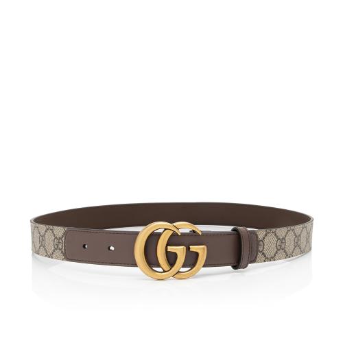 Gucci GG Supreme GG Marmont Narrow Belt - Size 34 / 85