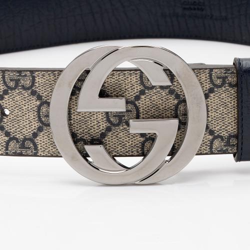 Gucci GG Supreme Interlocking G Belt - Size 30 / 75 - FINAL SALE