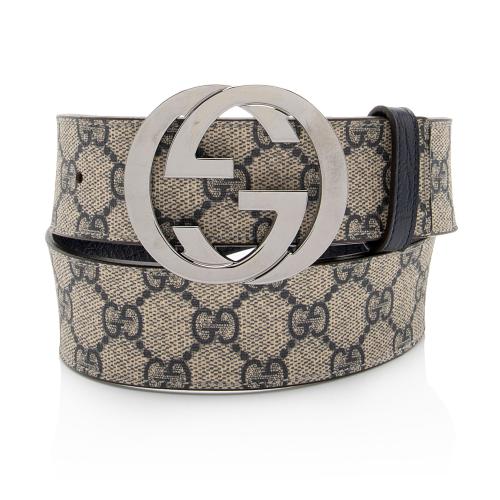 Gucci GG Supreme Interlocking G Belt - Size 30 / 75