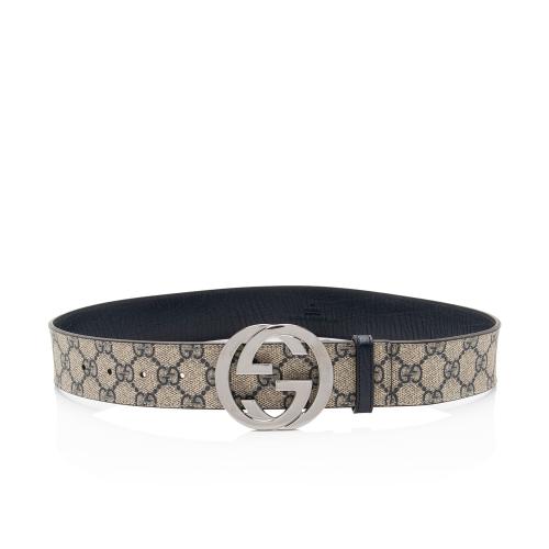 Gucci GG Supreme Interlocking G Belt - Size 30 / 75 - FINAL SALE