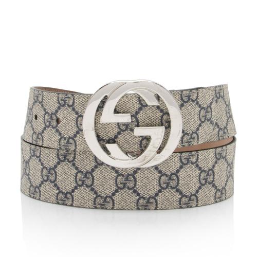 Gucci GG Supreme Interlocking G Belt - Size 36 / 90 - FINAL SALE