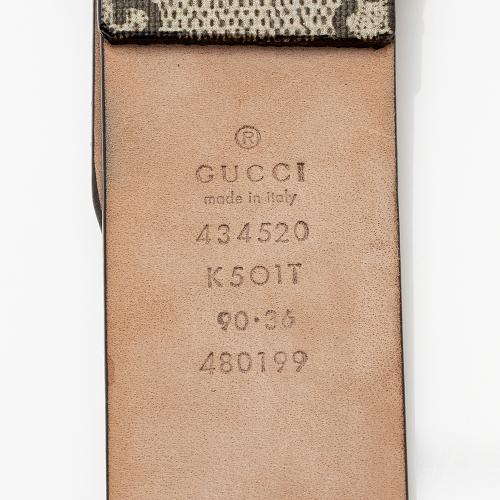 Gucci GG Supreme Kingsnake Belt - Size 36 / 90
