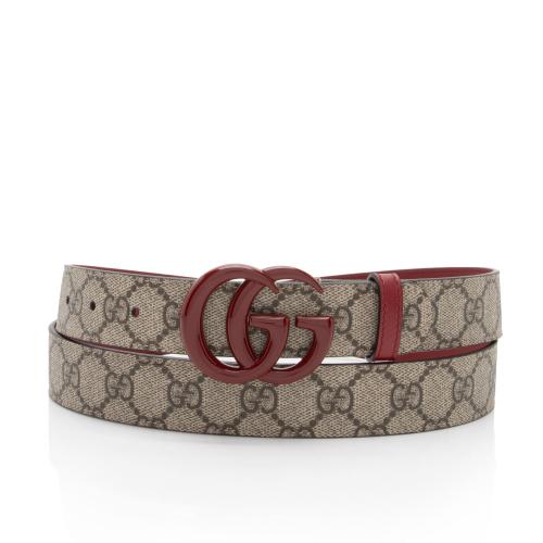Gucci GG Supreme GG Marmont Slim Belt - Size 44 / 110