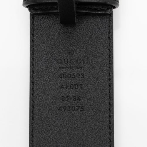 Gucci Leather GG Marmont Belt - Size 34 / 85