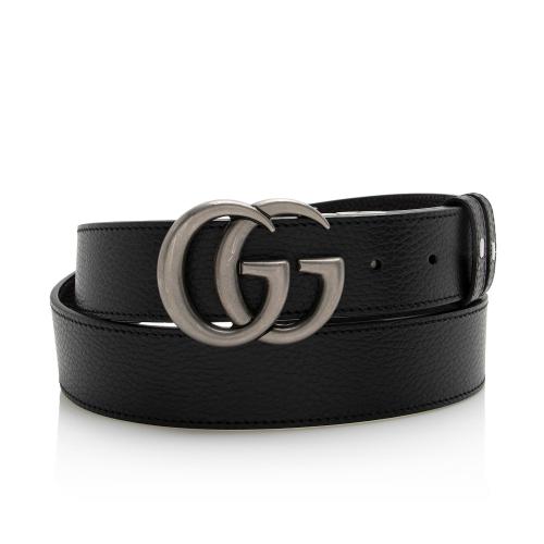 Gucci Leather GG Marmont Reversible Belt - Size 44 / 110