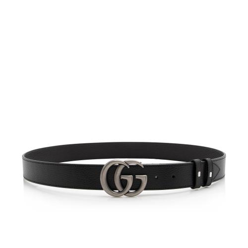 Gucci Leather GG Marmont Reversible Belt - Size 44 / 110