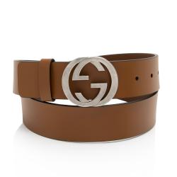 Gucci Leather Interlocking G Belt - Size 38 / 95