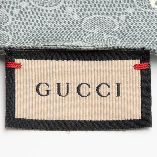 Gucci Silk Horsebit Twill Scarf