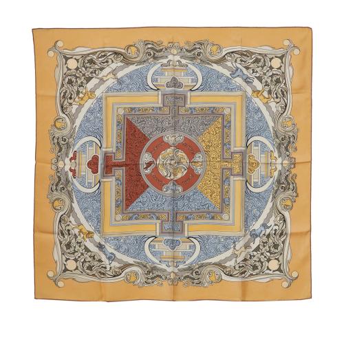 Hermes Animaux Solaires Silk Scarf