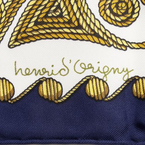 Hermes Silk Arabesques 90cm Scarf