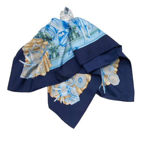 Hermes Silk Azulejos 90cm Scarf