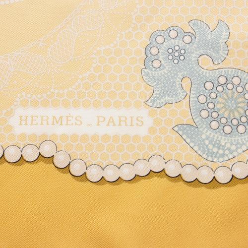 Hermes Silk Doigts De Fee Silk 90cm Scarf 