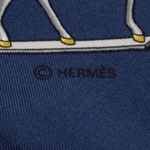 Hermes Silk Les Artificiers 90cm Scarf