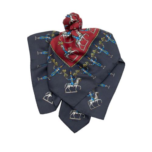 Hermes Silk Les Artificiers 90cm Scarf