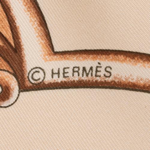 Hermes Silk Les Chevaux Des Moghols 90cm Scarf