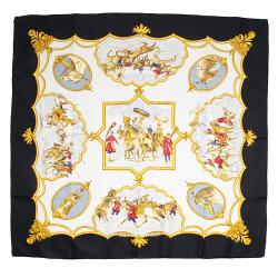 Hermes Silk Les Chevaux Des Moghols 90cm Scarf