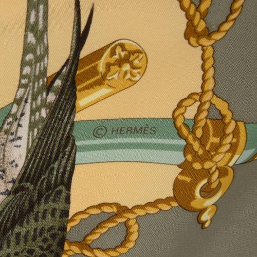 Hermes Silk Les Oiseaux Du Roy 90cm Scarf