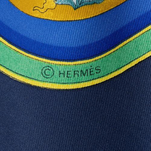 Hermes Silk Quimporte le Lacon 90cm Scarf