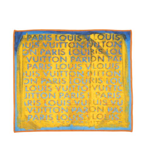 Louis Vuitton x Richard Prince Cotton Pulp Bandana Scarf