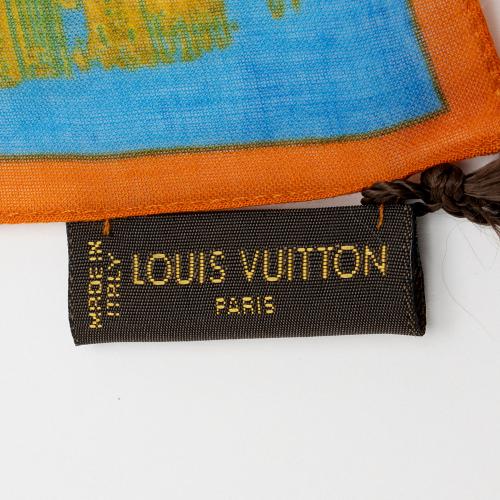 Louis Vuitton x Richard Prince Cotton Pulp Bandana Scarf