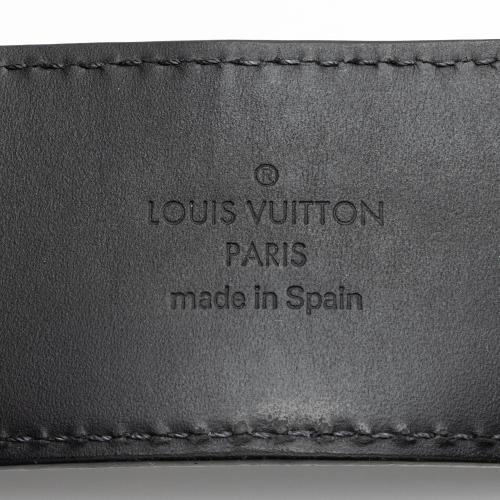 Initiales leather belt Louis Vuitton Grey size 85 cm in Leather