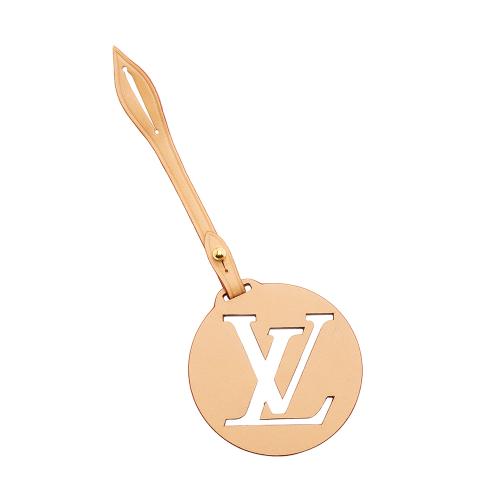 Louis Vuitton Leather LV Bag Charm