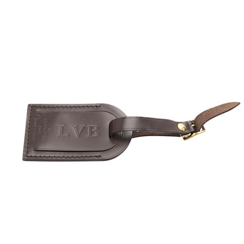 Louis Vuitton Leather Monogram Luggage Tag
