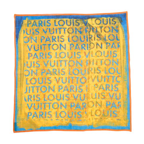 Louis Vuitton Limited Edition Richard Prince Monogram Pulp Scarf