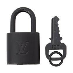 Louis Vuitton Matte Black Lock and Key