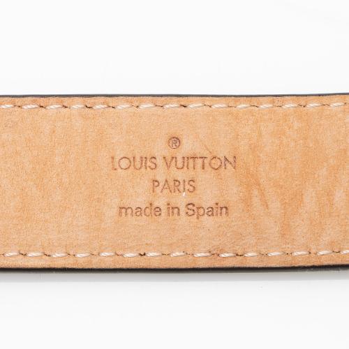 Louis Vuitton Monogram Canvas Initiales Belt - Size 32 / 80