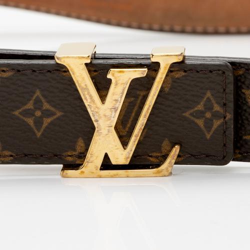 Louis Vuitton Monogram Canvas Initiales Belt - Size 34 / 85