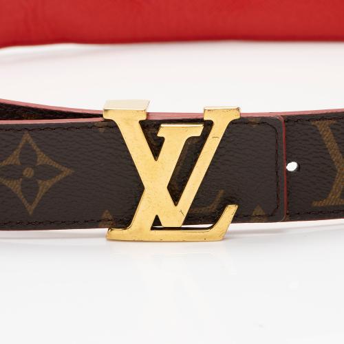 Louis Vuitton Monogram Canvas Reversible Initiales Belt - Size 32 / 80