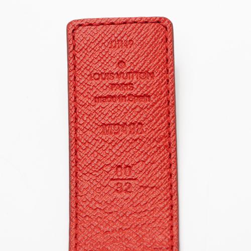 Louis Vuitton Monogram Canvas Reversible Initiales Belt - Size 32 / 80