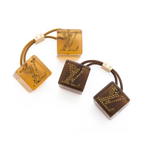 Louis Vuitton Monogram Hair Cubes 